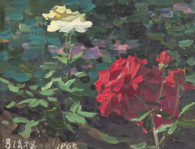 冯法禩 1965年作 花卉