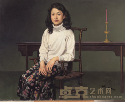 刘金成 1998年作 红蜡烛 96×121cm