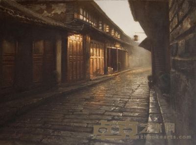 刘烽 老街系列—晨 91×122cm