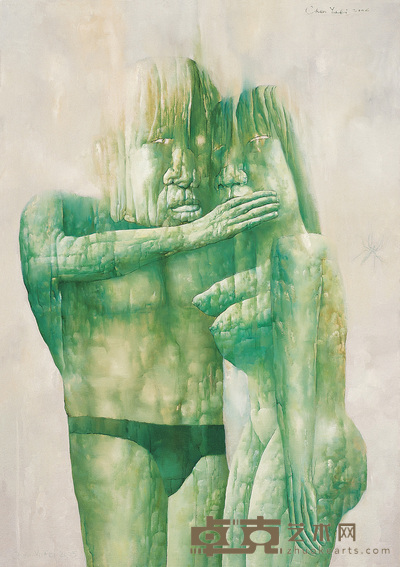 陈宇飞 2006年作 恩爱夫妻 100×70cm