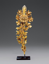 19世纪 铜鎏金文殊智能剑