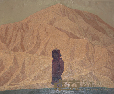 张周 高原上的古丽 65×79cm