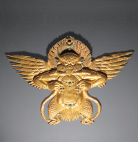 19世纪 铜鎏金大鹏金翅鸟挂件
