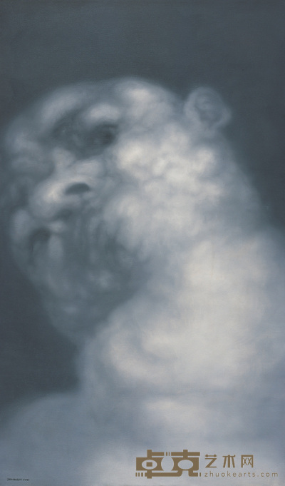 赵能智 2001年作 表情 220×130cm
