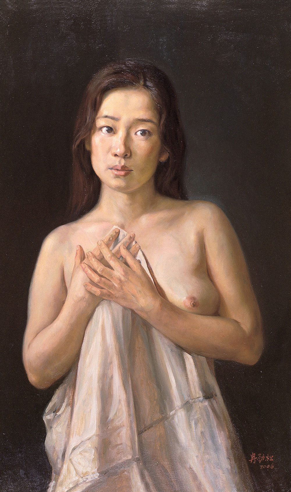 冉劲松 心中的歌 60×100cm