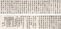 吴荣光 道光五年（1825年）作 楷书多宝佛塔感应碑文 手卷