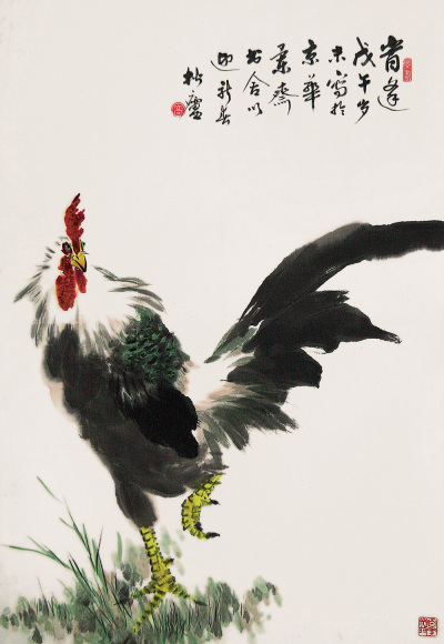 高松庐 戊午（1978年）作 大吉图 立轴