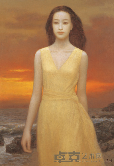 张桥 黄裙子 117×80cm