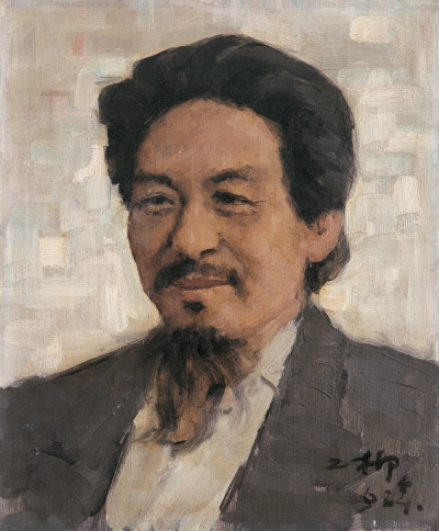 罗工柳 1962年作 蒋自明肖像