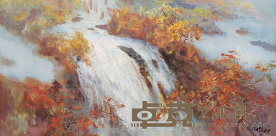 赵淑钦 飞瀑 80×121cm