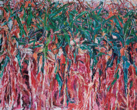 贾涤非 2004年作 玉米图—老绿色