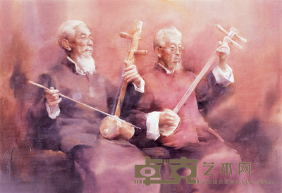 柳毅 圣乐之四 75×108cm