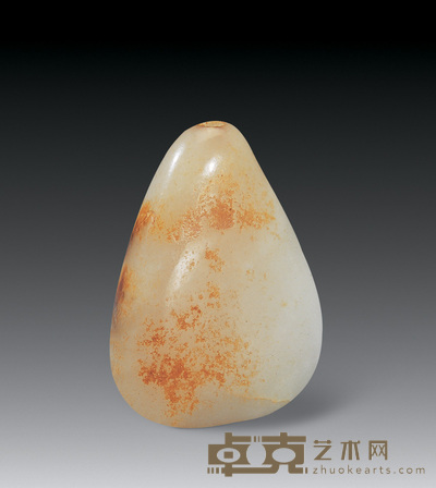 清 仔玉鼻烟壶 高5.2cm