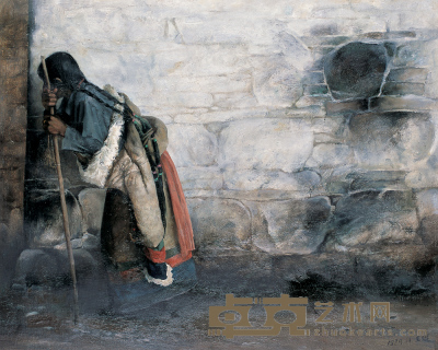王琨 1989年作 人物 65×80cm