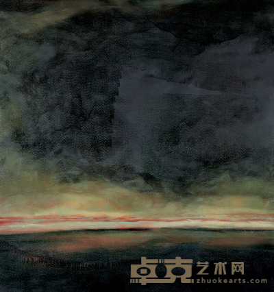 车建全 2006年作 易水寒 120×120cm