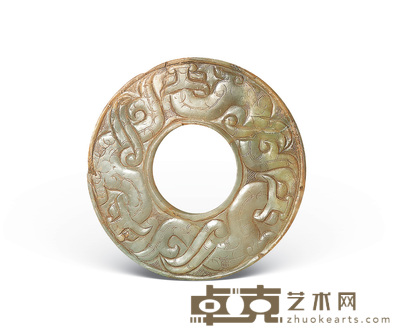 战国 玉螭璧 直径5.6cm