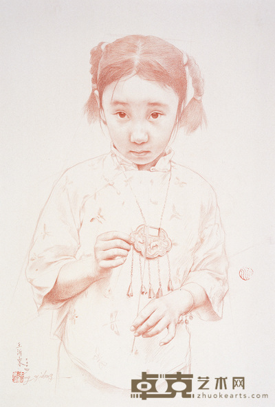 王沂东 2004年作 陌生人 55×37.5cm