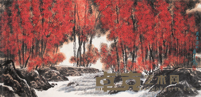 卢志学 2006年作 关东深秋 镜心 88×180cm