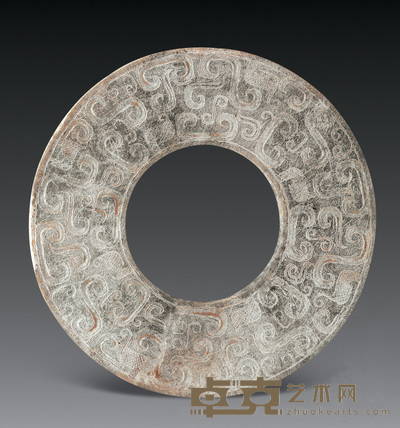 春秋 玉虺纹壁 直径12.5cm
