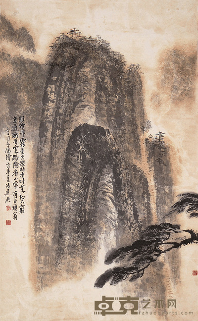 冯建吴 山水 立轴 97×60cm