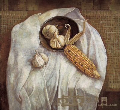 华堤 2000年作 静物 70×65cm