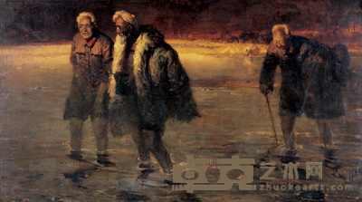 陈可之 延河水 129×199cm