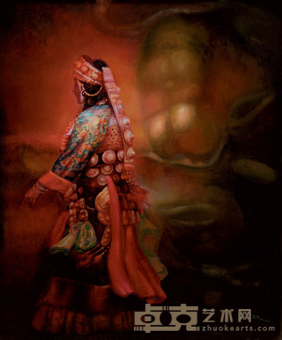 焦波 2006年作 盛装 100×80cm