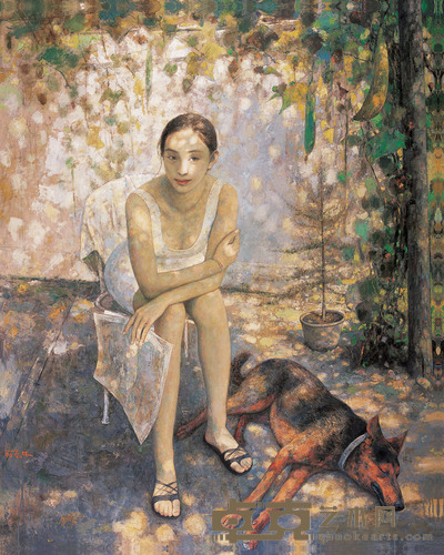 朱春林 夏日荫浓 159×129cm
