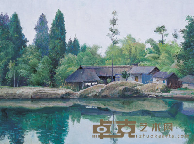 蔡振辉 2005年作 青城山水系列 60×80cm