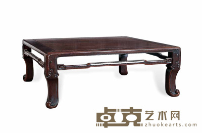 清 红木炕桌 90×90cm