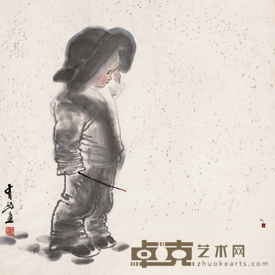 王有政 童趣图 片 69×69cm