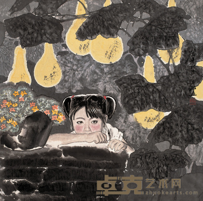 王有政 葫芦娃 片 74×74cm