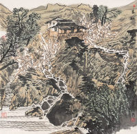 张复兴 2003年作 春融 镜心