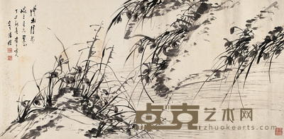 汤涤 兰花 横幅 59×120cm