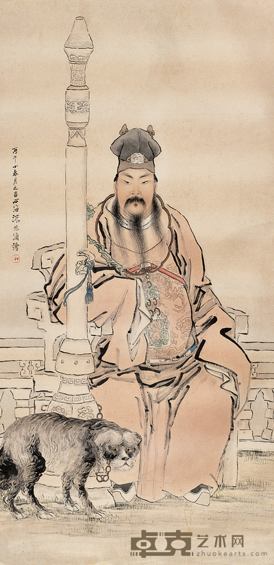 沈心海 人物 轴 135×66cm