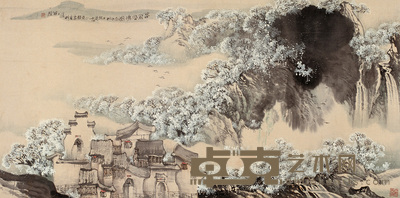 许韵高 春风云涌 片 67×136cm