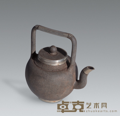 明 友泉提梁壶 19×17cm