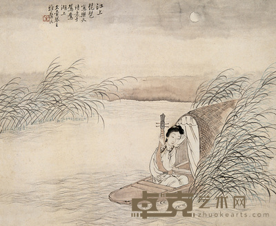 潘雅声 江上琵琶 片 31.5×39cm