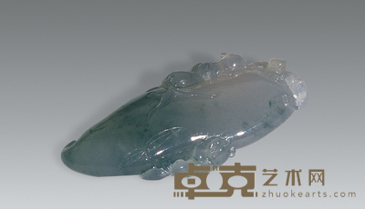 冰种漂花葫芦 
