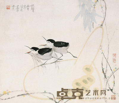 薛亮 秋声 镜心 46×52cm