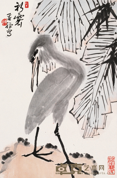李苦禅 新霁 镜心 69×45cm