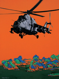 袁晓舫 1994年作 “MI-8”飞行计划