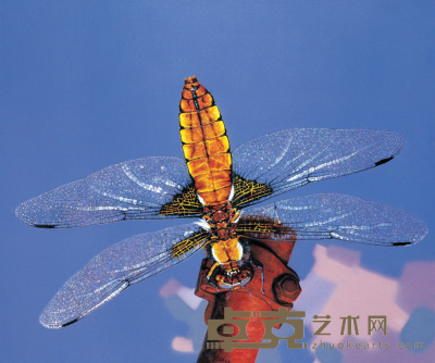 曹静萍 2002年作 蜻蜓 180×150cm