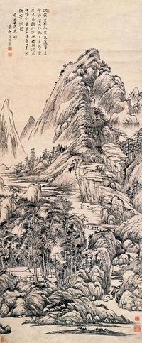 张宗苍 秋山幽居 立轴