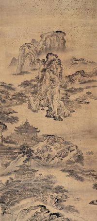 佚名 仙山楼阁 立轴