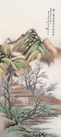 叶振家 深山幽闲 镜心