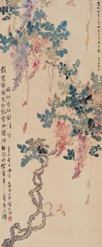 俞剑华 辛未（1931）年作 花卉 立轴