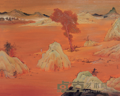 曹小冬 1996年作 秋兴 52×65cm