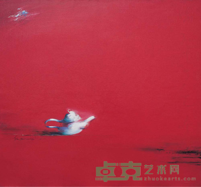 张东红 2001年作 红 100×108cm