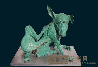 周春芽 2006年作 挠痒的黑根 7/8件 115×65×40cm